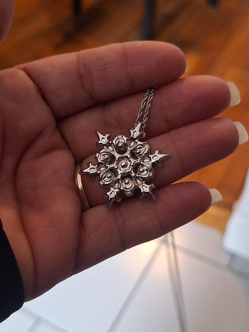 Vintage Gorham Pendant Necklace Silver